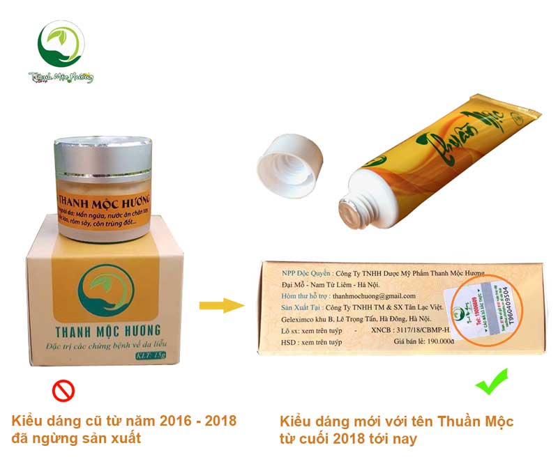 thuần mộc mới dạng tuýp